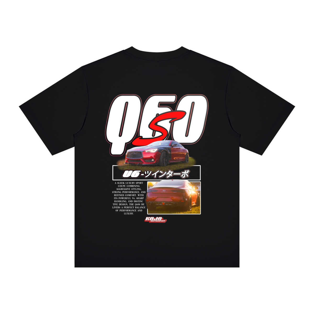 Q60 KNJO Motorsport T-Shirt | Automotive Streetwear