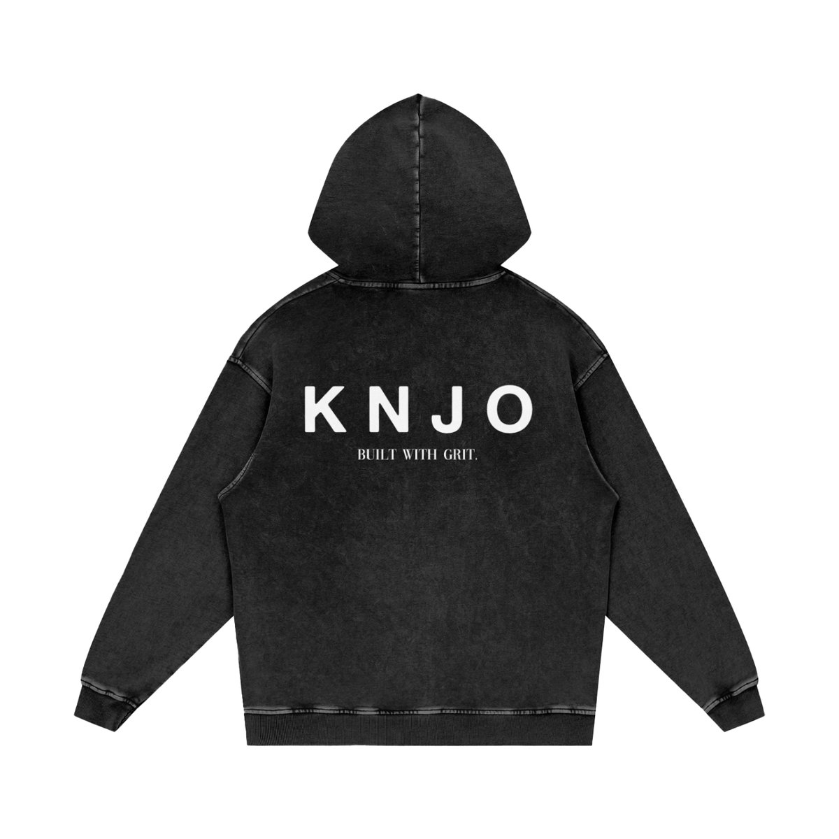 KNJO “ROOTS” Snow Washed Hoodie | Automotive Streetwear