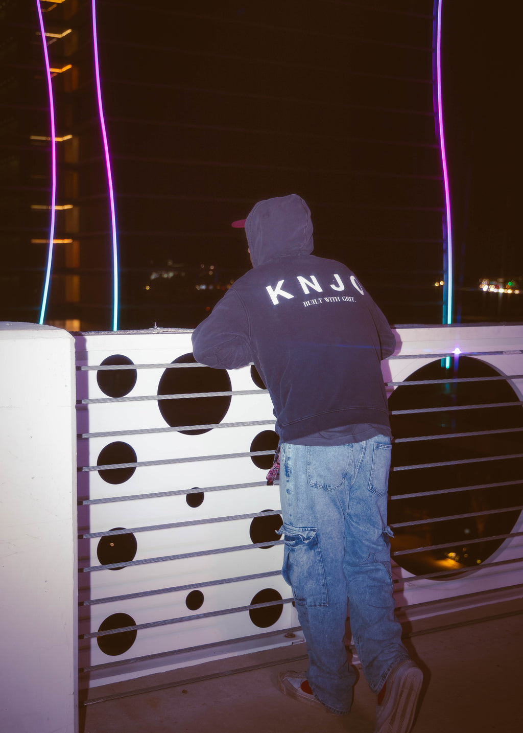 KNJO “ROOTS” Snow Washed Hoodie | Automotive Streetwear